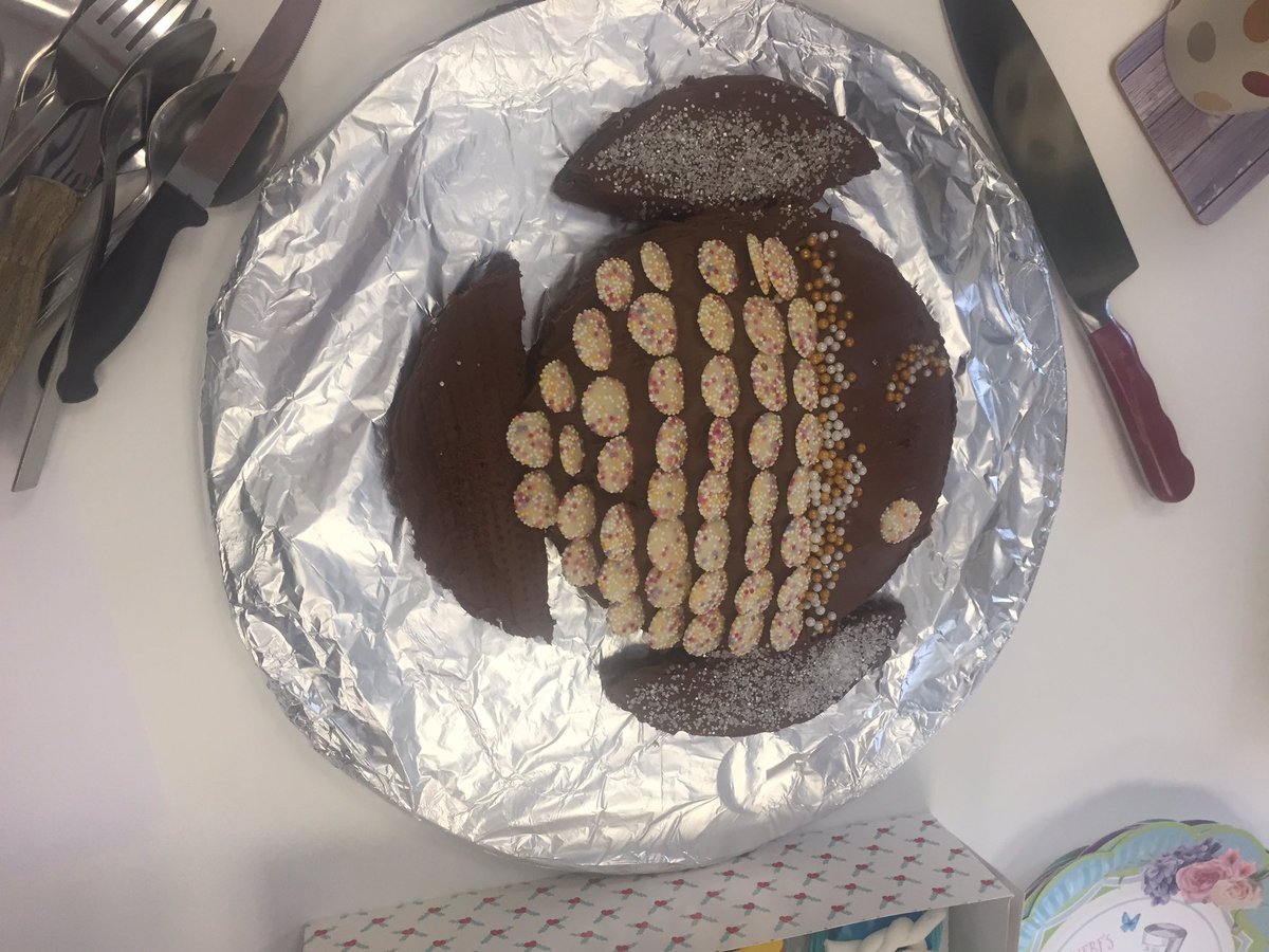 BucketandSpadeD's tweet photo. RNLI Mayday bake-off in the office today judging taking place now #fundraising #mayday #Rnli https://t.co/OGDgy2wvGv
