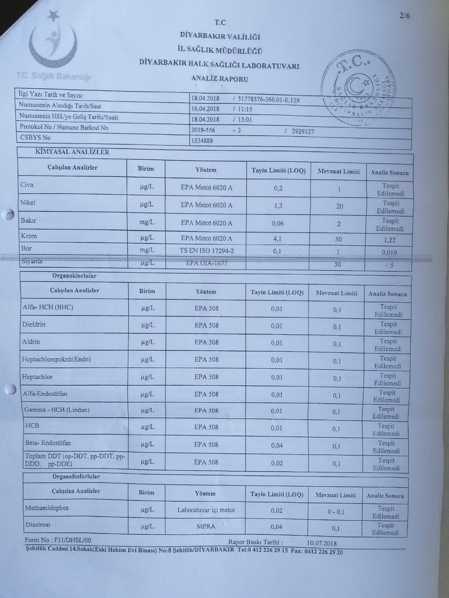 PulumurB's tweet photo. İlçemiz şebeke suyundan alınan numunelere yapılan analiz ve tahlil çalışmaları sonucunda bir kez daha içilebilir olduğu gözlemlenmiştir. https://t.co/SYTo2XDNli