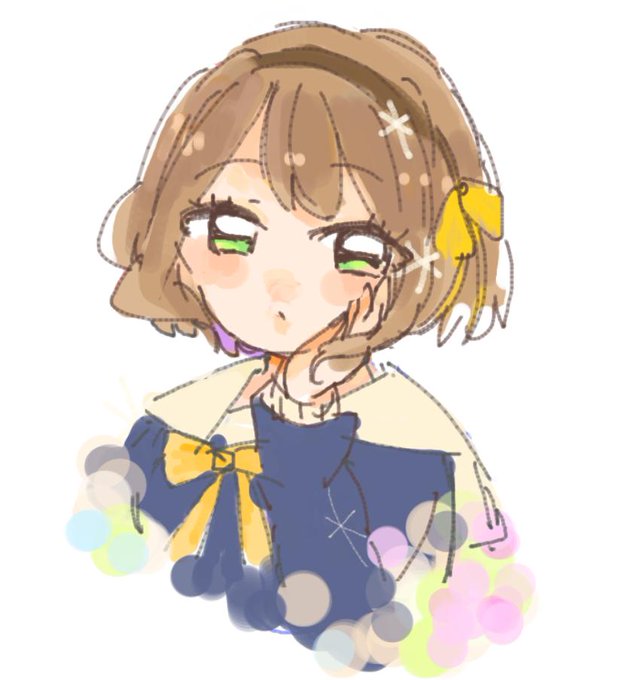 宇治舞さんがTwitterに投稿した鰐淵エモコ(ゾンビランドサガ)のイラスト。