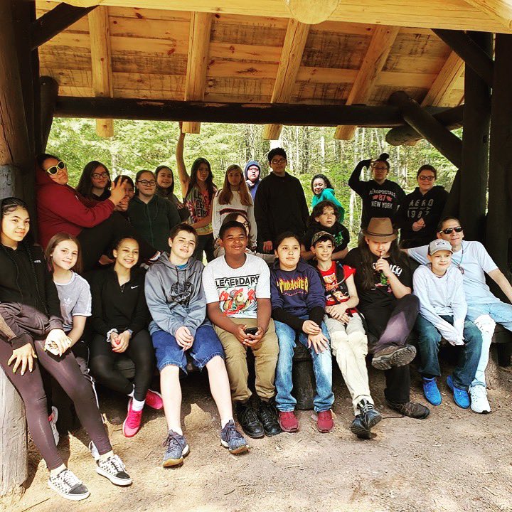 ICSMilwaukee's tweet photo. Day 1 of the 7th Grade Trip was a great success. The kids hiked beautiful Copper Falls.#ICSEagles #CopperFalls #hiking https://t.co/QlrA5TF6mM