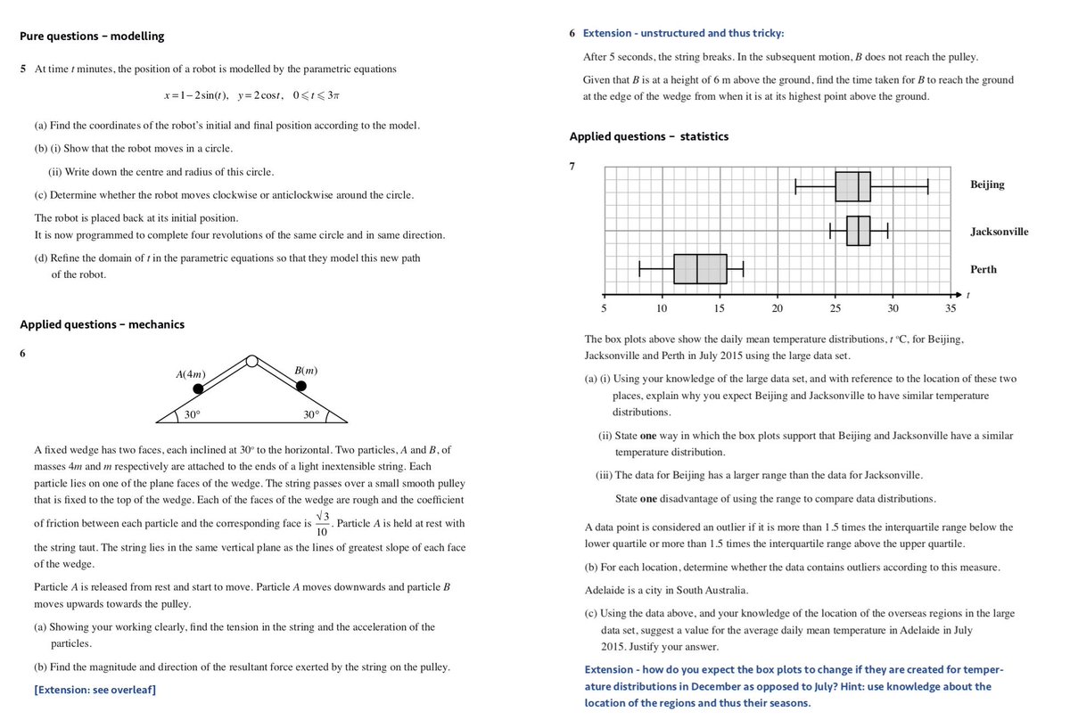 **6 days to go**

You can now find Question Sheet 5 of our A Level Maths Countdown at: crashmaths.com/a-level-countd… 

#mathschat