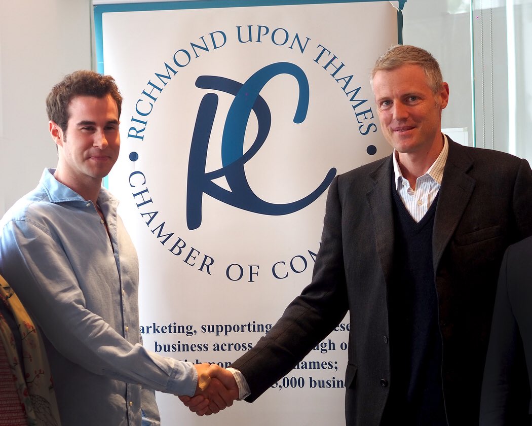 chamberrichmond's tweet photo. Thanks to @ZacGoldsmith for  #OfficiallyLaunching @kissthehippouk  + @richmond_chamber #Businesses #AGreatEvent #ExcellentNetworking #SuperCoolVibe and #UKChampionBarista #WinningCoffee! #Photo @BackboneProd https://t.co/nUfGsOtmFd