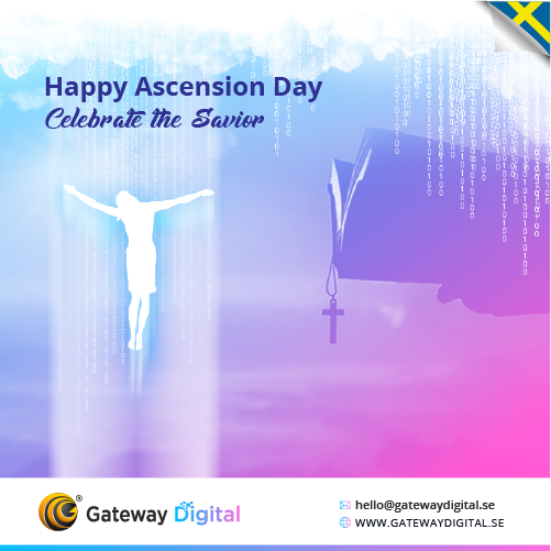 GTWDigitalSE's tweet image. Team Gateway Digital wishes you a happy and blessed Ascension Day of Jesus Christ! May his grace shine upon you.
#AscensionDay #GatewayDigital