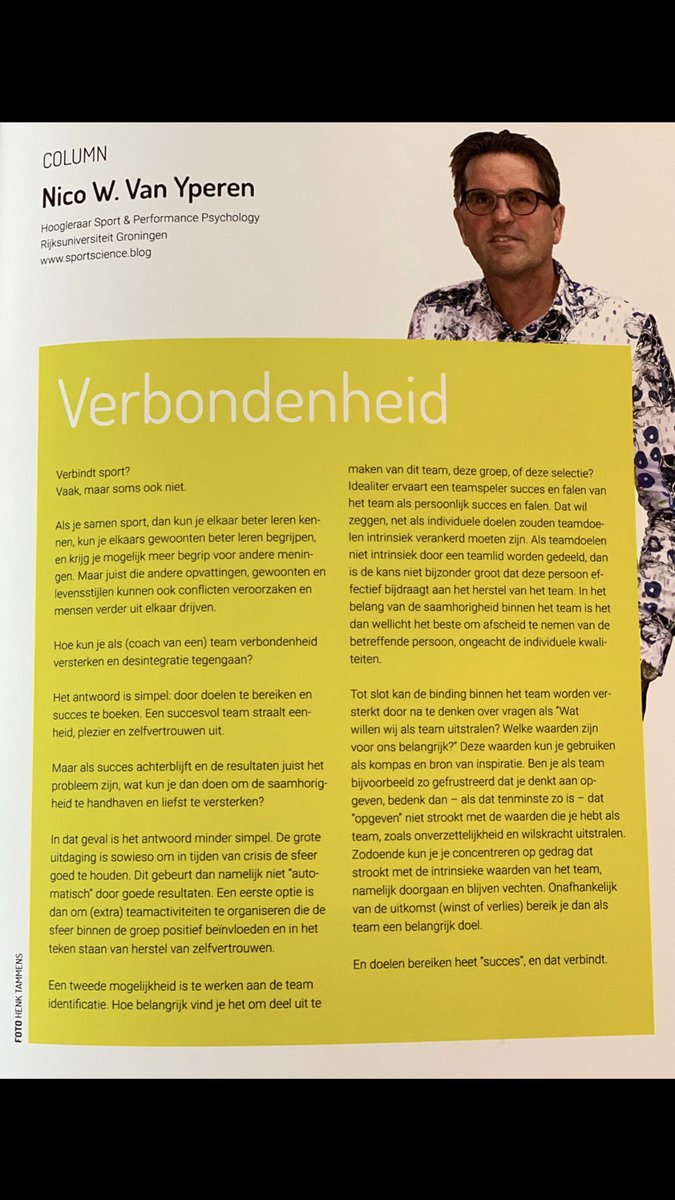 SRDteamNL's tweet photo. Goede column #verbondenheid @NicoWvY 👌 Helemaal mooi om te zien waar onze trainers en @kimb81 vanochtend @Topsportcentr samen met de jonge atleten mee bezig zijn geweest #waarde #gedrag #verbindingmoetjeookleren #alpineskiën #instroomprogramma #talentherkenning #trainings3daagse https://t.co/i9ltTFvFFE