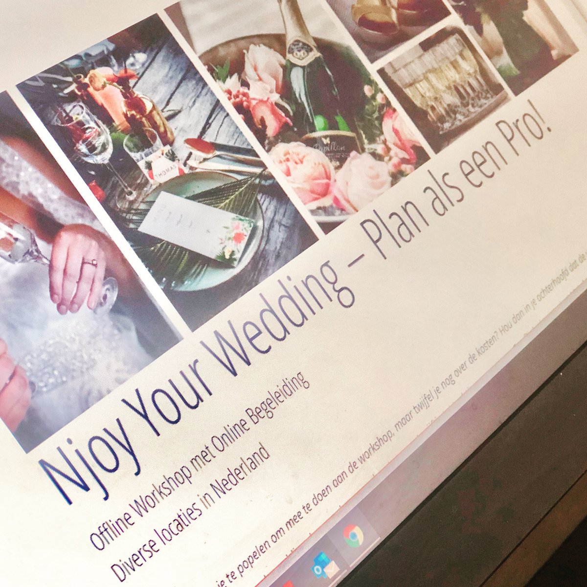 njoy_party's tweet photo. 🗓 DIY | Wil je zelf je huwelijk organiseren, maar kun je wel wat organisatietips van Eventprofessional Weddingplanner @Thessa072  @wenlatu gebruiken? Dit is je kans! Tijdens deze high-end masterclass krijg je een Offline Workshop met Online Begeleiding. https://t.co/Gd7naSMbWB https://t.co/i9WisQHIuh