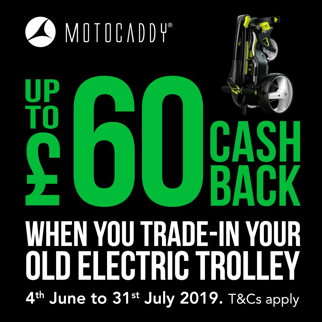 MotocaddyGolf's tweet photo. We're delighted to be able to bring you news of our trolley trade-in promotion which starts today! 

See 👇 for more details. T&amp;C's apply: 

https://t.co/QpgE0Lc3JO

#Motocaddy #TrolleyTradeIn https://t.co/tb34cbTP0z