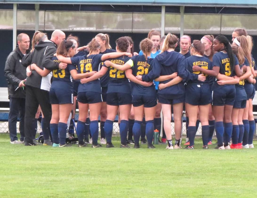 suedmaloney's tweet photo. Here we go Lady Vikes!! 6pm tonight at East Lansing Soccer Complex! โฝ๏ธ#districtfinals #beatdewitt @AllyMaloney1 @SoccerHaslett @HaslettAthletic https://t.co/5eNFcpIFle