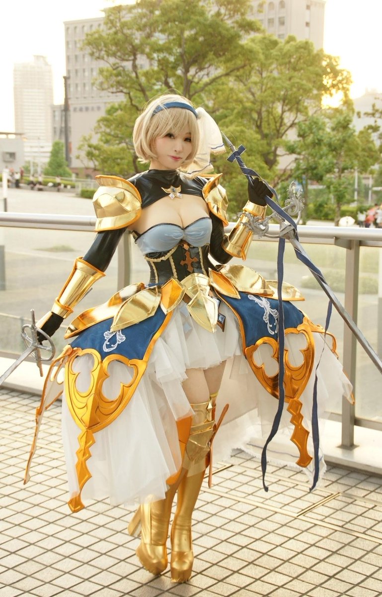 グラブル 女主人公 ジータ コスプレ 衣装 武器 セット 半額セール