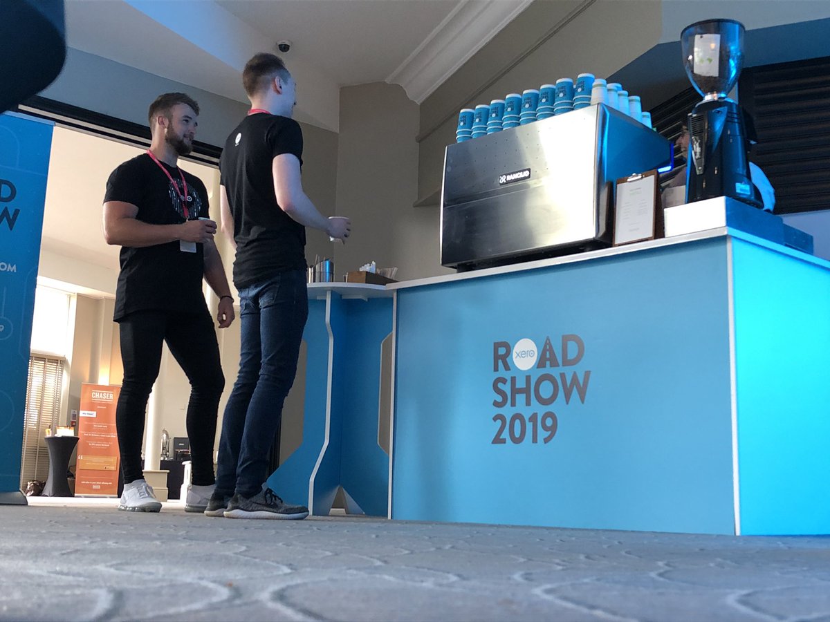 #Xeros refuelling! @JamietheAM <a href="/WillAshton13/">Will Ashton</a> @TheBaristaUK 
#XeroRoadshow