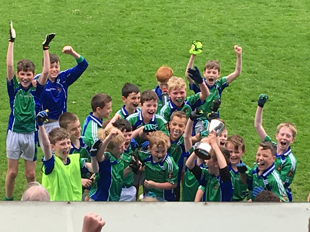 pjp_ie's tweet photo. Great excitement here today in PJP. Huge congratulations to the boys on winning their match in Parnell Park today. It was a great final &amp; Gaelscoil bhrian Boroimhe played superbly too . A nail biting final but we were delighted with the result . #Congratulations #Champions https://t.co/esYAI9F1z9