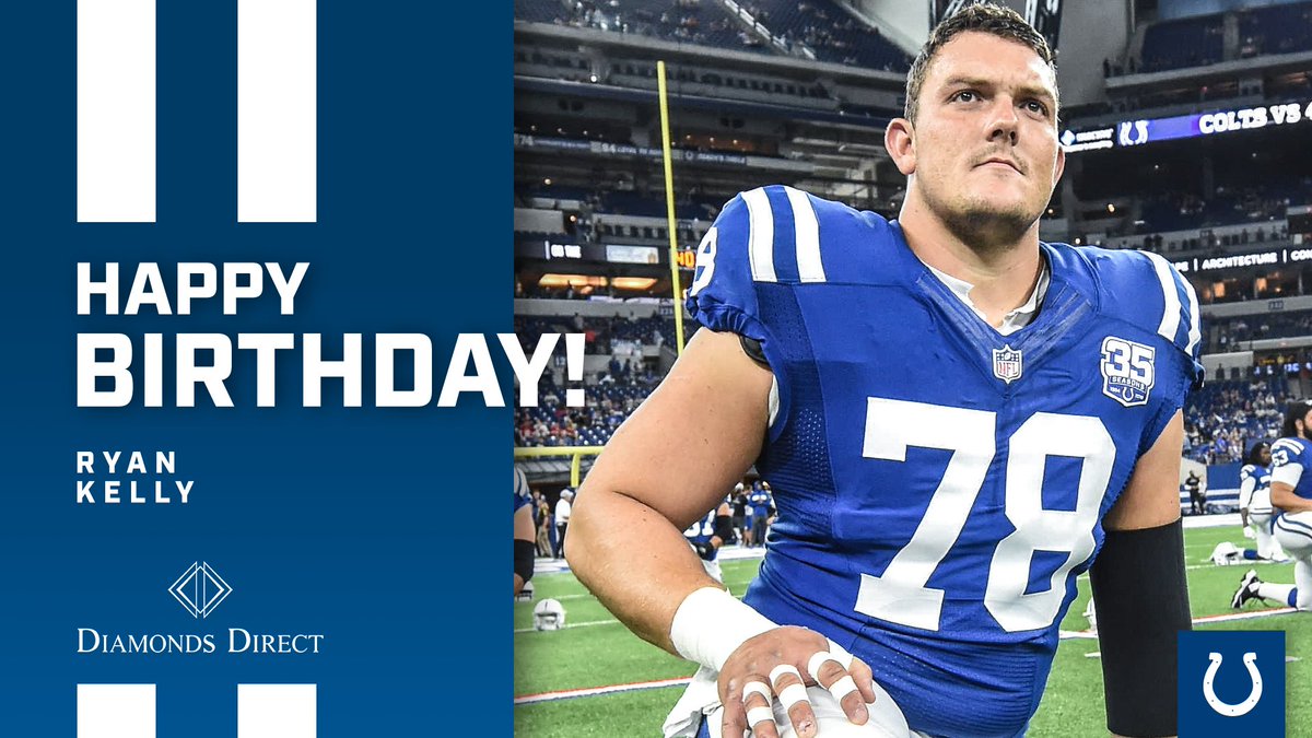 Colts's tweet image. Happy birthday, @ryan_kelly70! 🎂