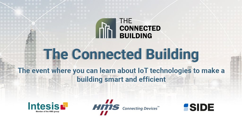 intesis's tweet photo. The #TCB19 agenda contains different topics around smart buildings, a system live demo to integrate all the elements in a building & to end the show, the attendees will learn the solutions to be energy efficient & reduce energy consumption in a building https://t.co/rQ5Jiq8DWT https://t.co/7kqfaHMO4k