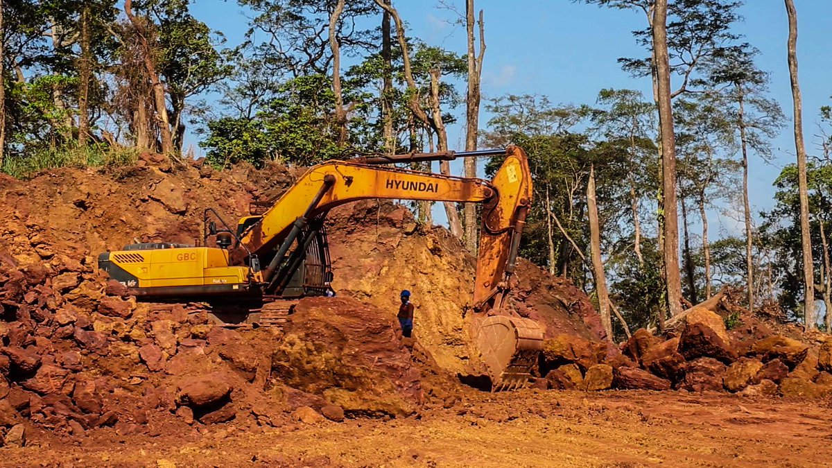JeremyLindsell's tweet photo. Ghana govt has contracted @SRKConsulting to devise bauxite mine plan for Atewa Forest KBA. With railway to be built to Atewa using German govt money, but no SEA or EIA for any of this, the situation is perilous for the forest, its wildlife and surrounding communities #saveatewa https://t.co/3S1lQRK8KY