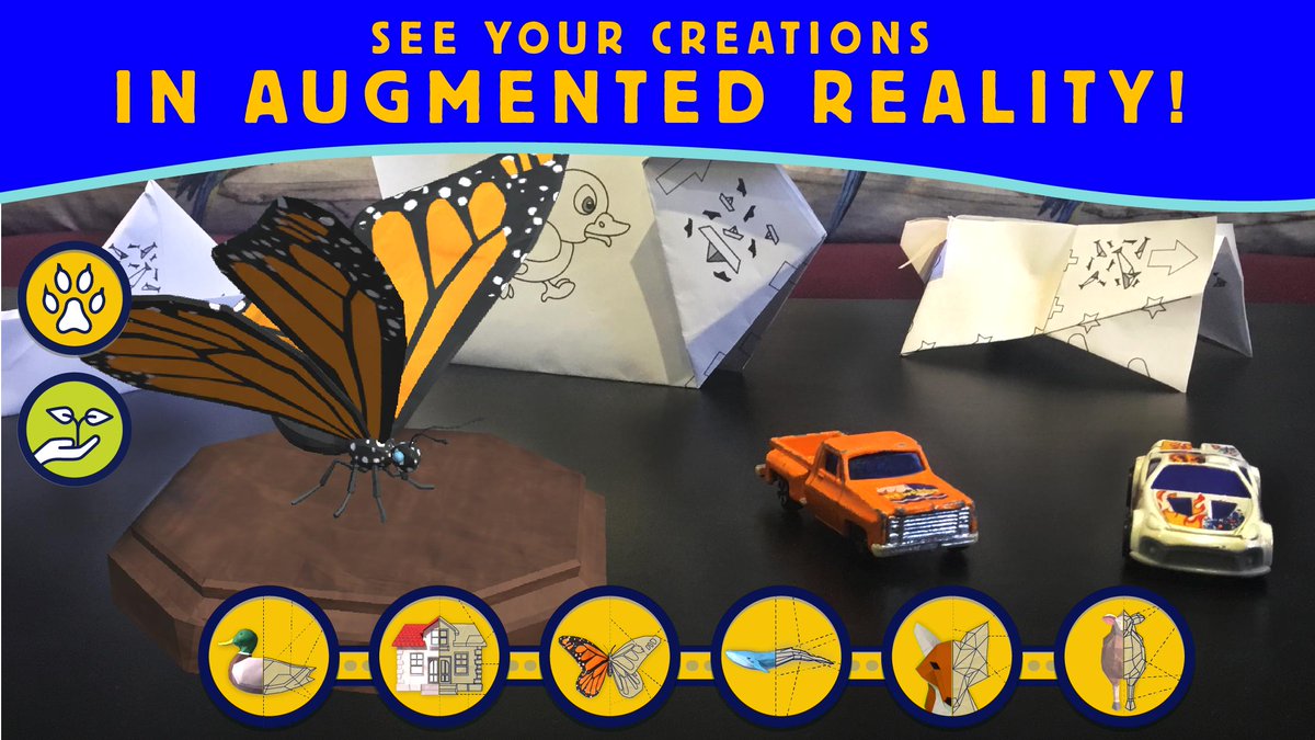 Looking for new #kidsactivities for this weekend? Retweet this photo today and receive a #promocode to download <a href="/MyPaperWorldApp/">My Paper World</a>. Get ready to folding origami and see your #kidscreations in #augmentedreality. 

Available on bit.ly/Play-My-Paper-…