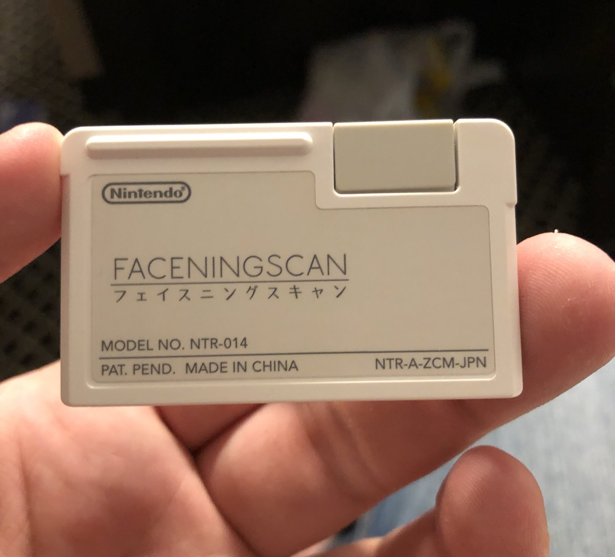 Daan Koopman I Got A 0 Yen Copy Of The Original Face Training Which Made Use Of A Camera In The Gba Slot It Was Used For The Prototype Of