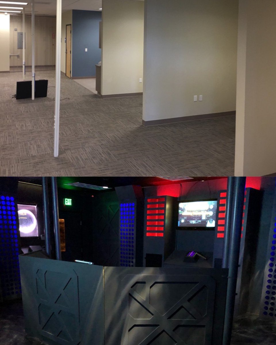 stumptownescape's tweet photo. Before and after of the StarCrash buildout (Spring 2018).
Book up to twelve players and make it to the escape pods, for just $129 Monday, Thursday, and Sunday! https://t.co/XWZFudULBS
#throwbackthursday #tbt #portland #pdxfun #portlandfun https://t.co/wW3oIObQKU