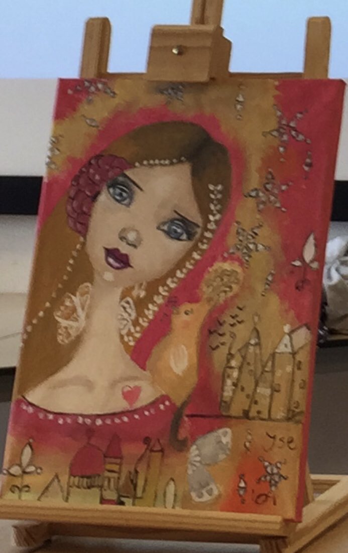 ‘Lentemeisje’ van Ise 11 jaar vier de vrijheid, tentoonstelling Jan Cunen Oss