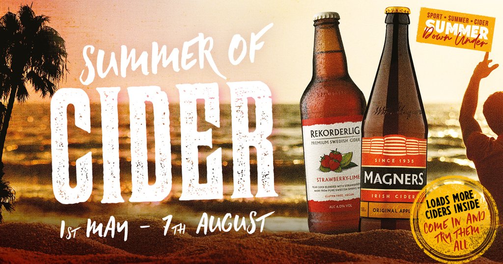JOIN US THIS SUMMER!
Summer of Cider!
​loads of cider deals to look forward to
#Bournemouth #cider #deals #summer #2019 #summerofcider #walkabout #discounts #students #nightout #night #bar #club #drinks #cheap
