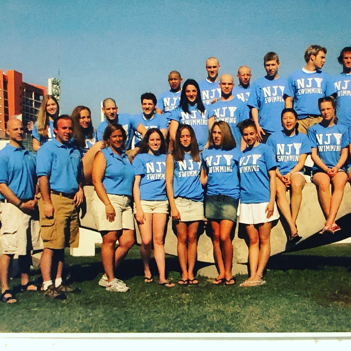 LHYSwimTeam's tweet photo. Throwback Thursday: 2003 YMCA National Team...you may notice some of our current coaches in this picture. #lhyswim #throwbackthursday #ymcanationals #lhycoaches https://t.co/yiGSEu5CII