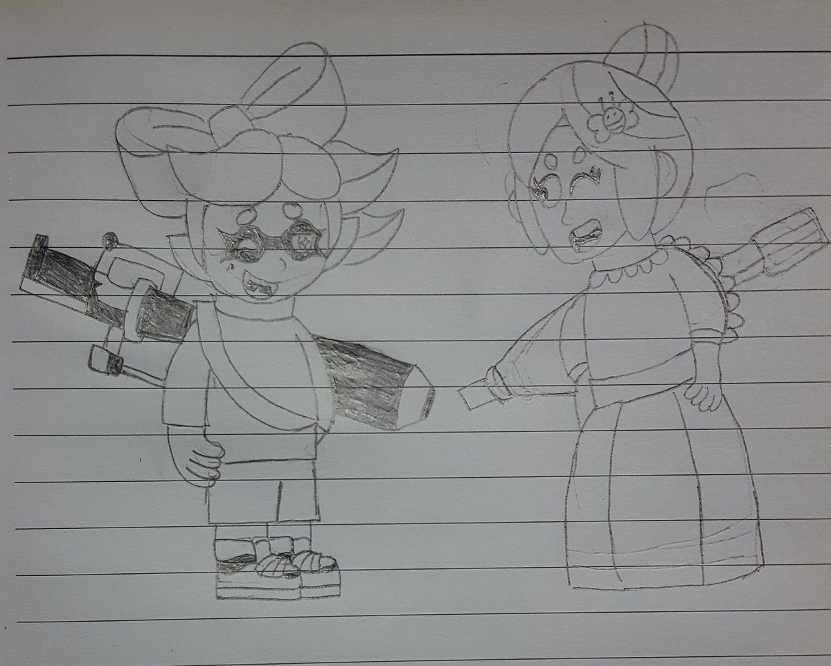 dragodestroyer's tweet image. Brawl Stars x Splatoon crossover