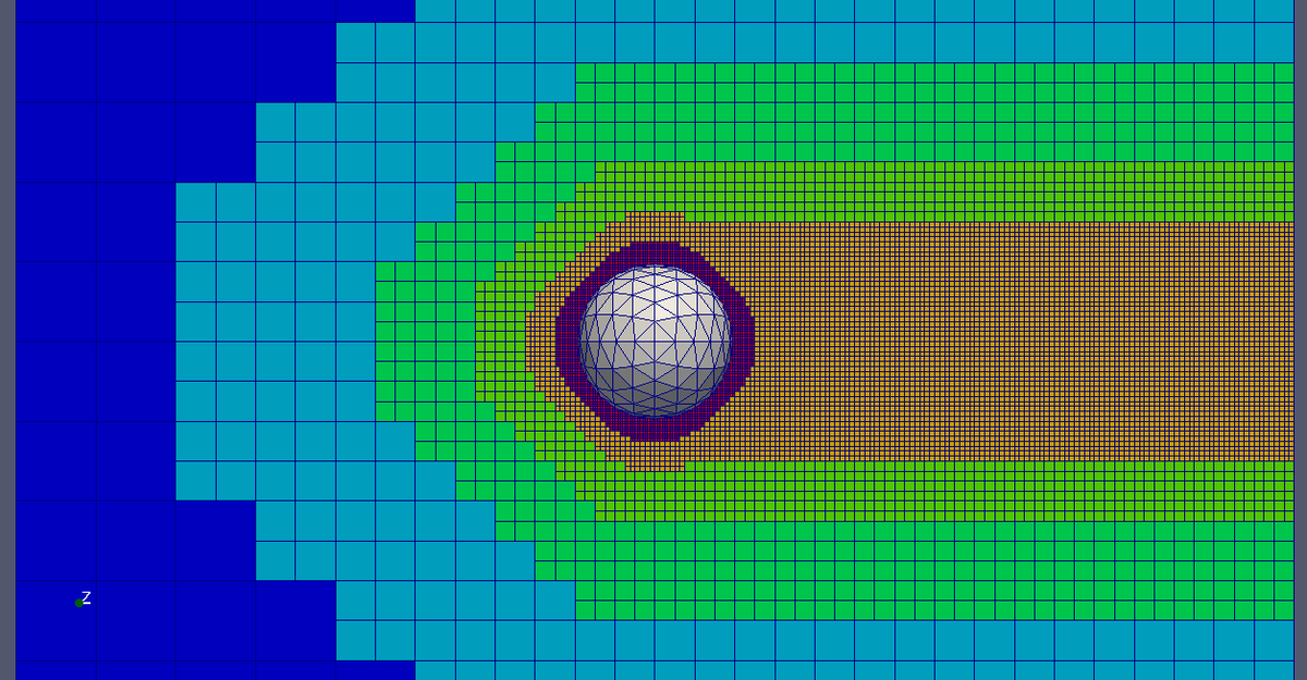 garcfd's tweet photo. after a short break from development work - just adding in some turbulence effects with simple #prandtl mixing length model into #ufocfd (octree). Its the quickest way to get some turbulent viscosity (mu_t) into your flow solution. https://t.co/M5LT4nyUih