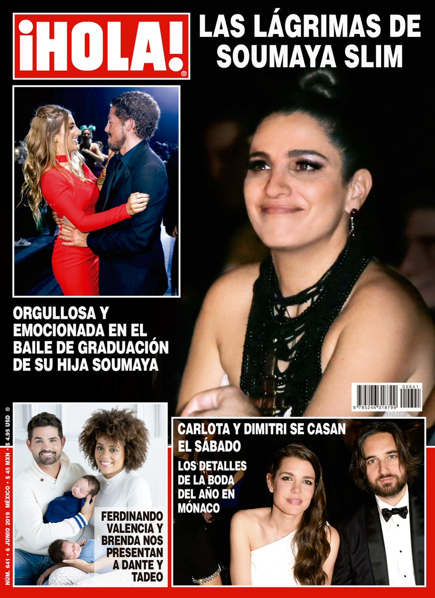 Esta semana en ¡HOLA!, disponible los jueves, las lágrimas de emoción de Soumaya Slim durante la multitudinaria graduación de su hija Soumaya. ¡Ya a la venta bit.ly/3149mzE