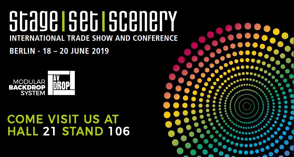 Come and say hello to us at @StageSetScenery  > #Berlin #tradefair #stage #backdrop #set #scenery #events av-drop.com/stage-set-scen…
 av-drop.com/stage-set-scen…