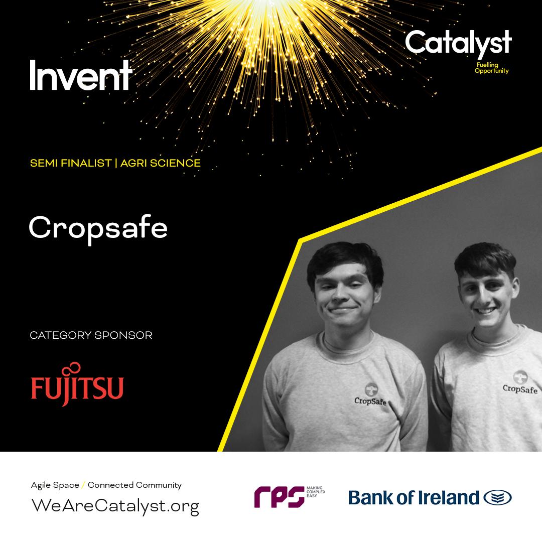Many congrats to <a href="/Crop_Safe/">CropSafe</a>, one of the well-deserving #agri finalists in this year’s #Invent2019 awards! Founded by local students, Crop Safe use satellite imagery and ML to detect and predict impending diseases within crops. #ProudSponsor