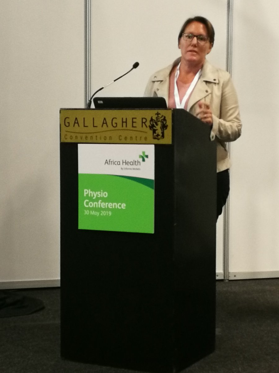 ronel_roos's tweet photo. Mrs Sandy Lord highlighting the role of Physiotherapy in the management op people with mental health disorders. https://t.co/udSXxiU9AT