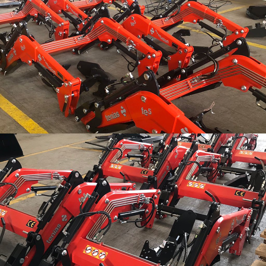 Palas Te5 Premiun para tractores Kubota serie B . Front loaders TE5 Premium for Kubota B series tractors