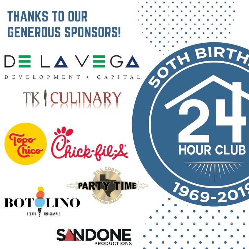 D24HC's tweet photo. Thank you to our sponsors! #delavega #tkculinary #topochico #chickfila #partytimetexas #botolino #sandone #Dallas24hourclub #transitionalliving #soberlife #Dallashomeless #freedom #Dallasrecovery #sobriety #abrandnewstart #anewwayoflife #Recovery #recoverycommunity https://t.co/8kxaAJXAUx