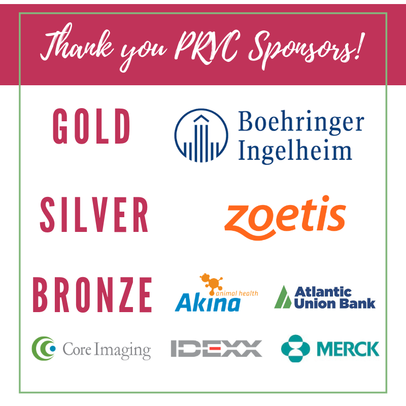 potomacregional's tweet photo. The conference would not be possible without the support of our sponsors! #veterinarymedicine #vetmed #vettech #veterinarian https://t.co/6dTwhdouTU