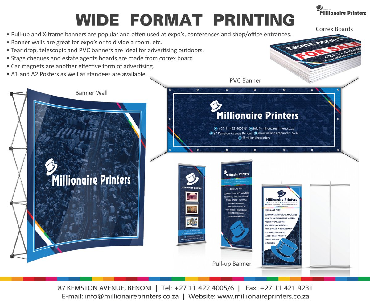 Millionaire Printers V Twitter Wide Format Printing