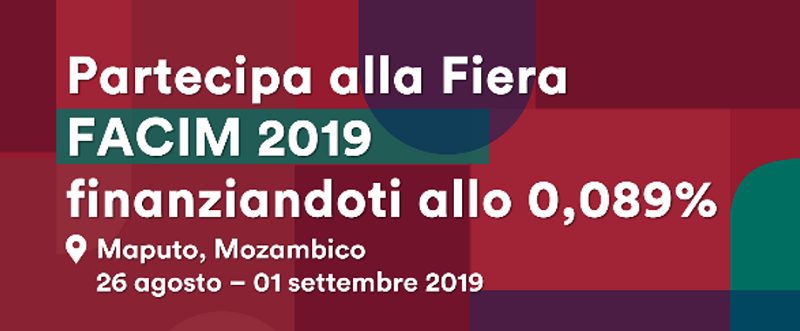 SIMEST_IT's tweet photo. #CDP2021 | Sei una #PMI dei settori #Macchine #Industry #logistica #agroindustry #energia #oilandgas #cantieristica #arredamento? Con #SACESIMEST puoi finanziare la partecipazione al #Facim2019 di #Maputo organizzato da @ITAtradeagency
Iscriviti qui ➡️ https://t.co/GA1Ex7fgmS⬅️ https://t.co/dKTrydwJqG