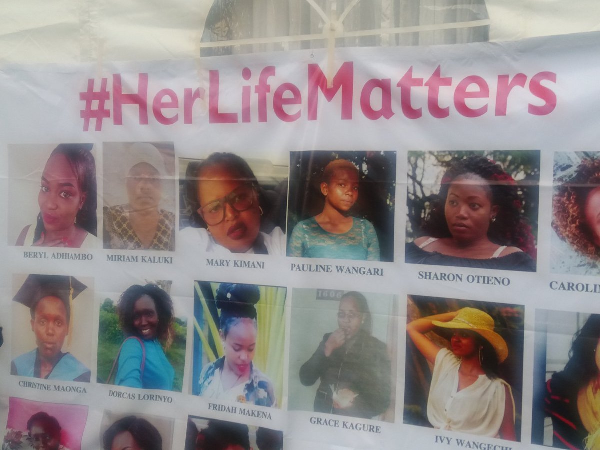 Make your way to the University of Nairobi now, because #HerLifeMatters, as we say no to #Femicide.
