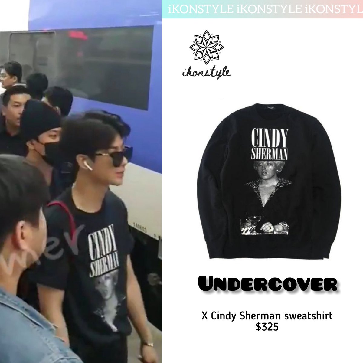 iKONSstyle's tweet photo. 《YUNHYEONG》

☆Undercover x Cindy Sherman
•Printed sweatshirt
•$325

•Photo by ©nue1224
#Yunhyeong  #iKON https://t.co/Sftveihcnk