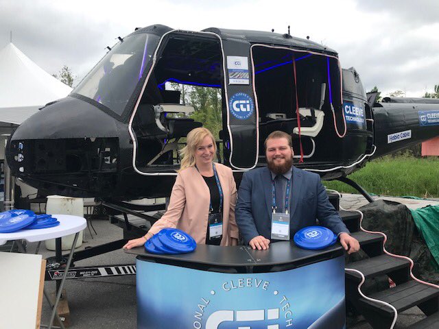 CleeveTech's tweet image. Such a great day yesterday at #CANSEC2019!

Be sure to visit us outside (3032) for a Frisby toss and a cold drink or our inside stand (935).