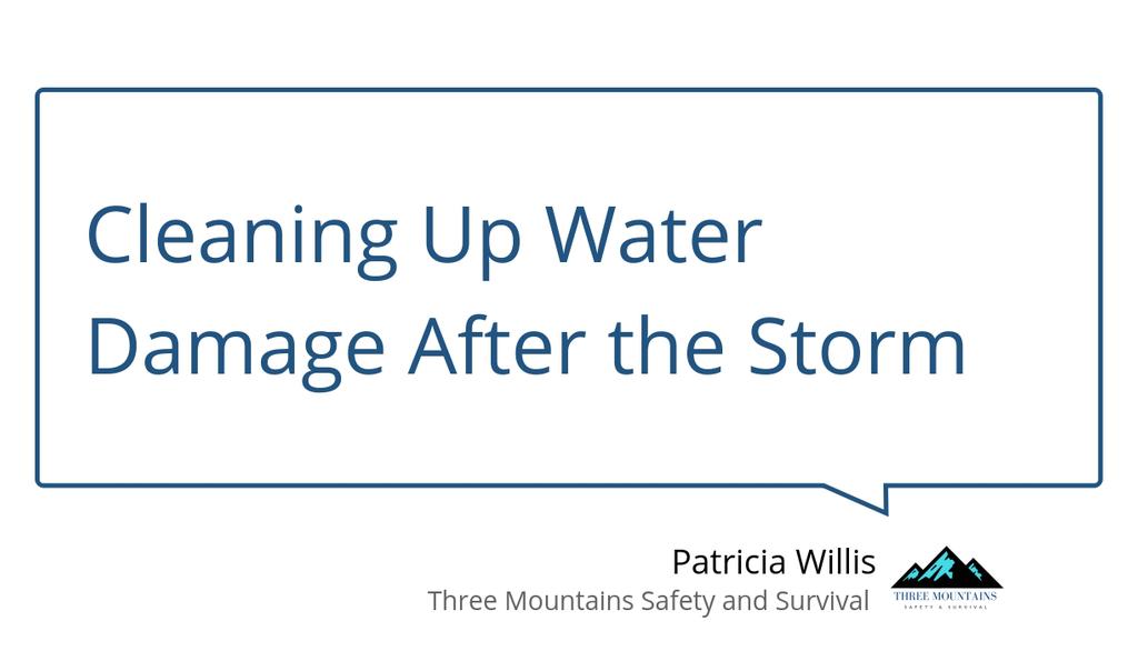 SafetyThree's tweet image. A little something we wrote recently: Cleaning Up Water Damage After the Storm lttr.ai/DGjy #Water #Storm #Flood