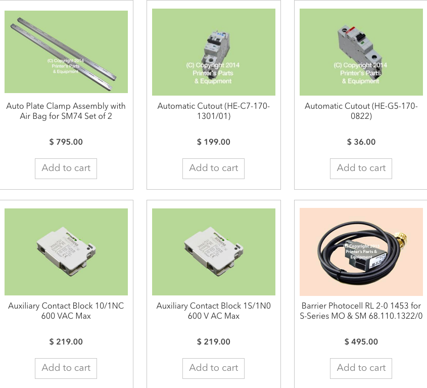 PrinterPartsUSA's tweet image. Offset Printing Parts For Heidelberg / Ryobi / AB Dick &amp;amp; More!

Available NOW!

Offset Parts &amp;amp; Used Equipment Available:

printerspartsusa.com

Call us today at +1 407-549-4288

sales@printerspartsusa.com

#offsetprintingparts #offsetpress #heidelberg #komori #ryobi