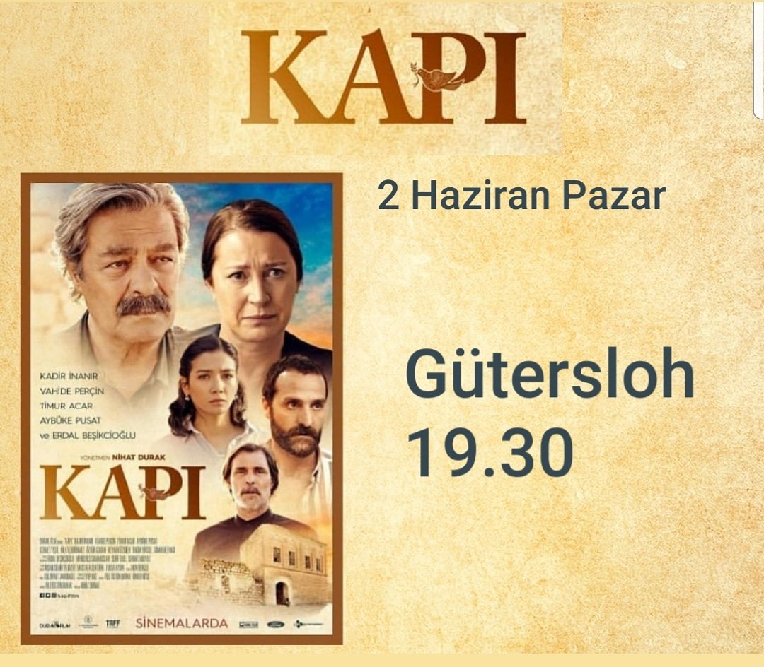 Kapı Avrupa'da aralanmaya devam ediyor.
2 Haziran Pazar Gütersloh- 19.30