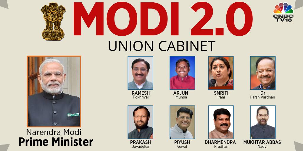 Cnbc Tv18 On Twitter Meetyourministers 5th List Ministers It