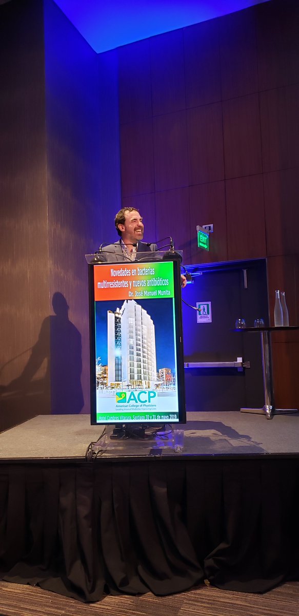 BradalleL's tweet photo. Education on Internal Medicine is happening in Santiago at the Curso Anual ACP. Great opening talk on antibiotic resistance by Dr. Jose Manual Munita, FACP.
#iuid
#IUSM
#ACPINDIANA
#AMERICANCOLLEGEOFPHYCISIANS
#acpchile
#acp https://t.co/FlnjeT4sVJ
