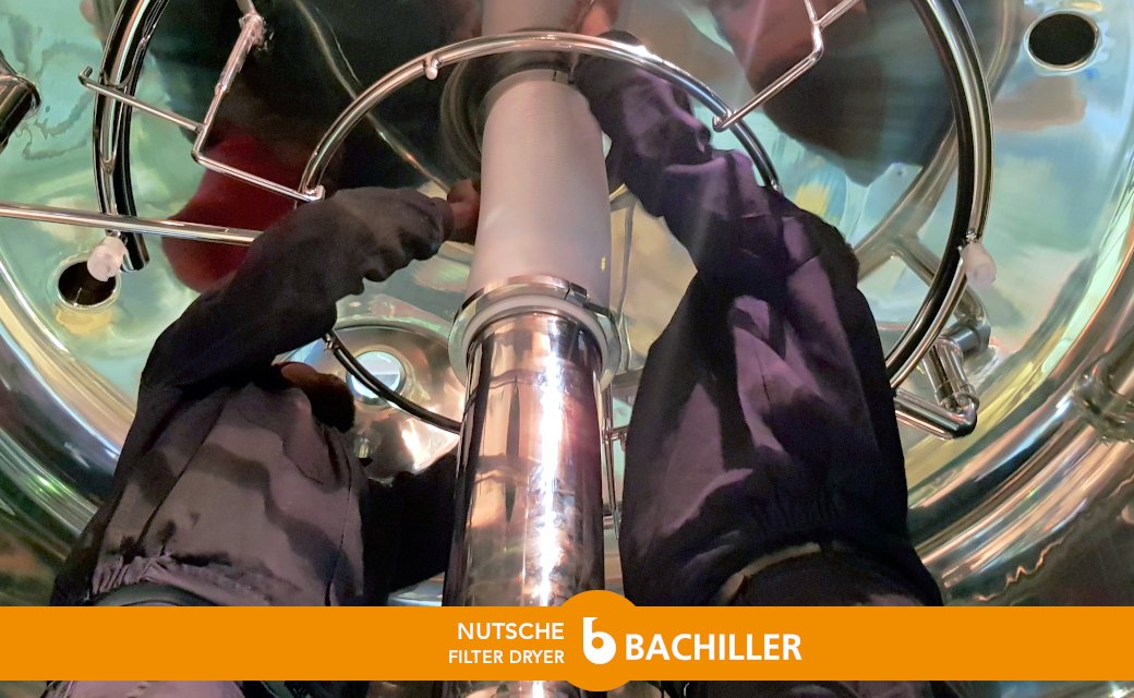 Bachiller_SA's tweet photo. Working on an agitated #nutschefilter #vacuumdryer, a high-quality equipment used for separating solids from liquids and designed to perform #finechemicals and #pharmaceuticals.  

https://t.co/dQ2xud67p2

#chemicalprocessing #pharmaceuticals #pharmaceuticalmanufacturing https://t.co/KXxGegyQ8j