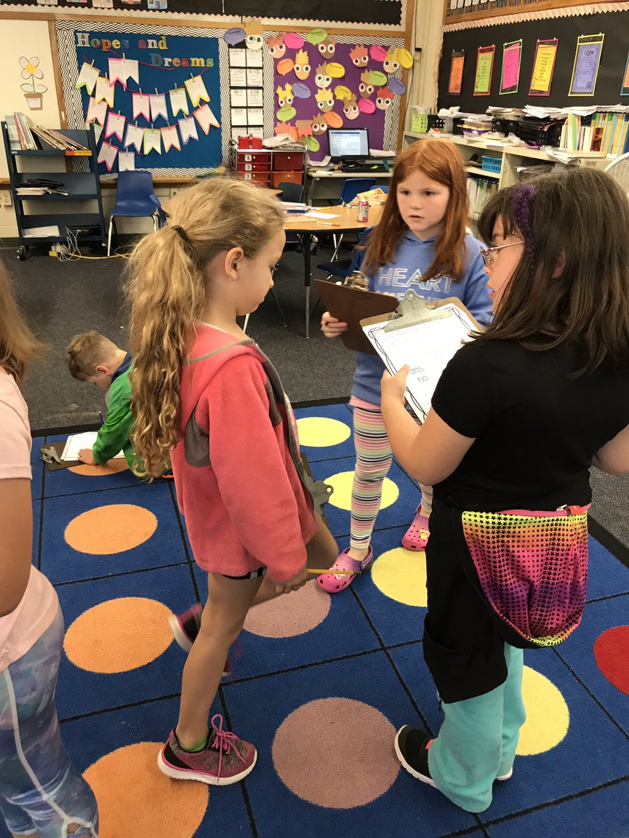 MrsMosgrober's tweet photo. We are comparing versions of The 3 Little Pigs. Today we surveyed our classmates to predict if the wolf eats the pigs. We used tally marks to record or data and turned it into a bar graph. #northschool #nsgrade2 https://t.co/0bMuAmC6JU