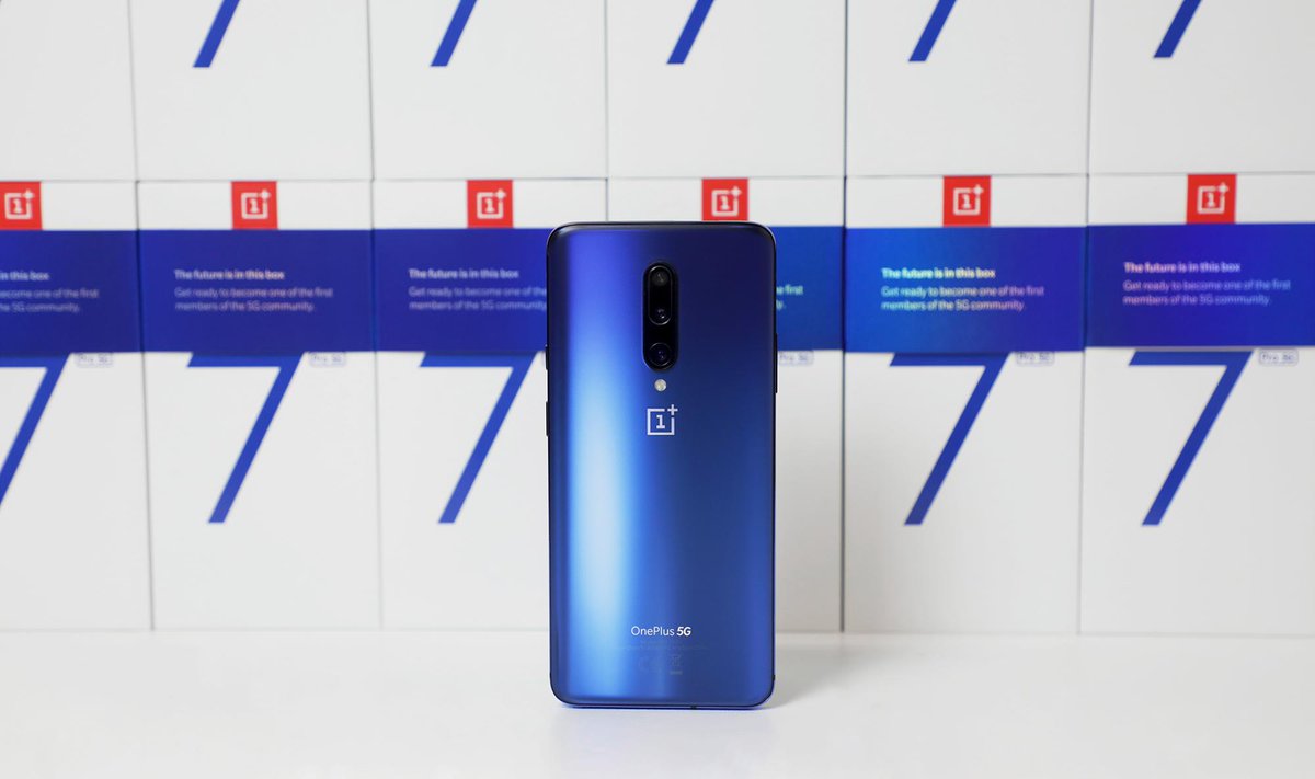 We're giving away THREE #OnePlus7Pro5G devices—the UK's first 5G phone, exclusively with <a href="/EE/">EE</a>. 🎉

RT + Follow <a href="/OnePlus_UK/">Broken Link Hijacked</a> for a chance to win!