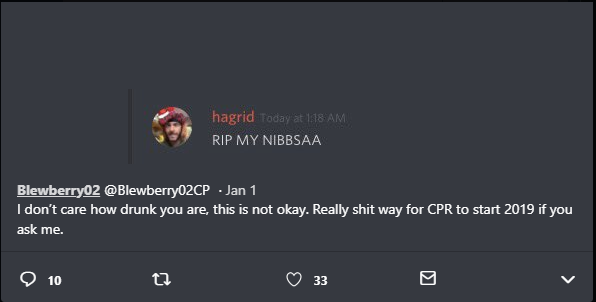 PengurTruth's tweet photo. @Icystorm9 @NotreDameCPR @VyeFaded @PenaGelada @danger6106 @_CPOnline @Nofabric_CPO @CpoZom @Stop_CPO We also have evidence of the CPR admin, Hagrid, behaving in poor manners that isn't expected of an admin of  a CPPS game (same with Stu). https://t.co/aGPJ5piVIc