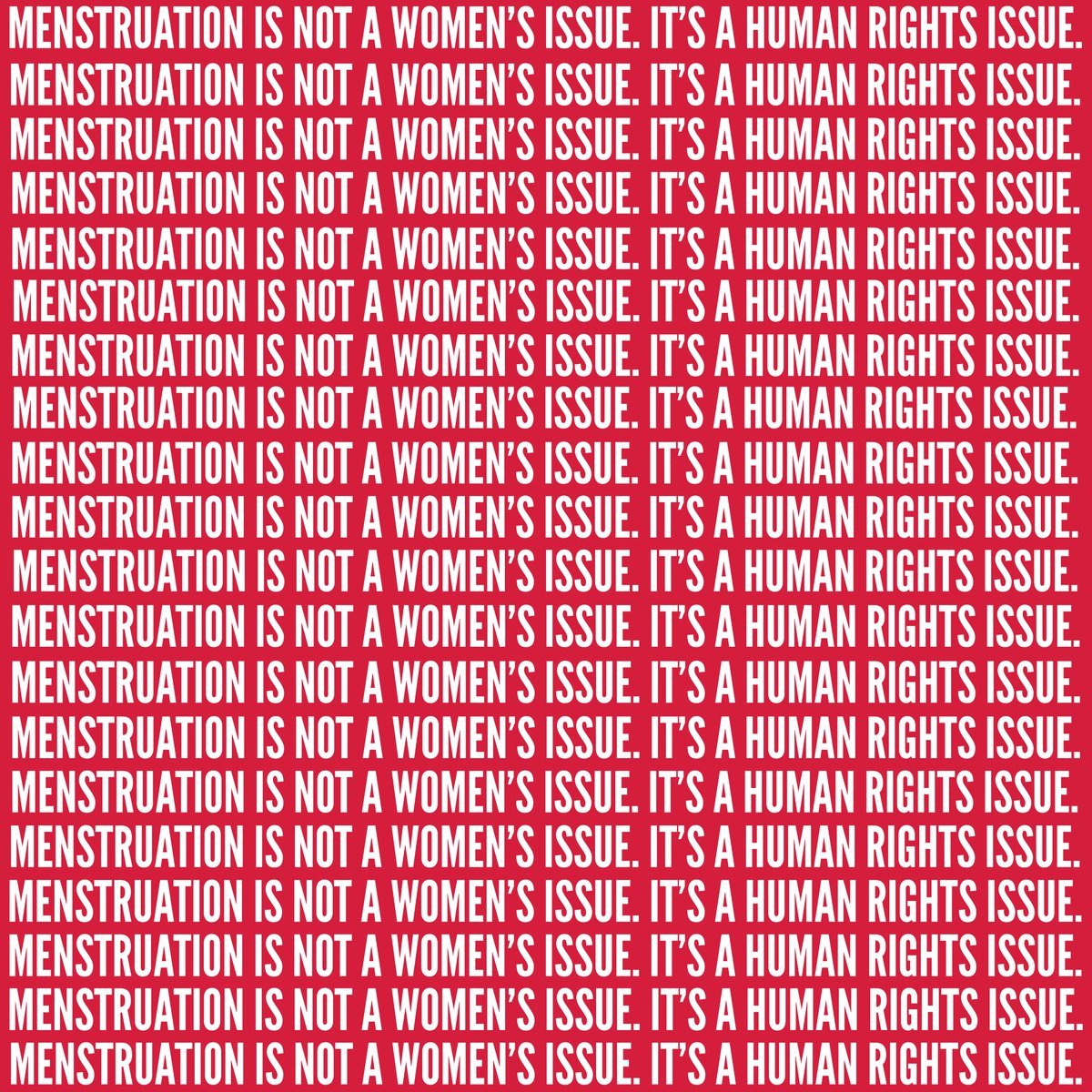 unfpa_eval's tweet image. 🚫 Menstruation is not a girls' or women’s issue – it’s a human rights issue. 

#StandUp4HumanRights and RT if you agree!

Learn more: unfpa.org/periods
#MenstruationMatters #MHDay2019