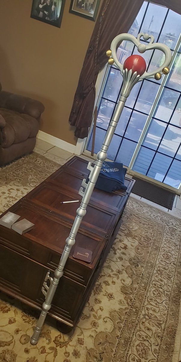 KakashisMilk's tweet photo. It's coming together π€β€ #sailorpluto #garnetrod #cosplay https://t.co/QrrYb1wcQj
