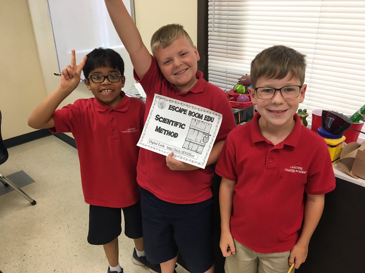 StepNoodles's tweet image. Day 3 of escape rooms! Kids are loving it. It is also proof that 21st century skills are as important as state standards. Such a great way to end the year. @LangtreeCharter #sciencelabRULES