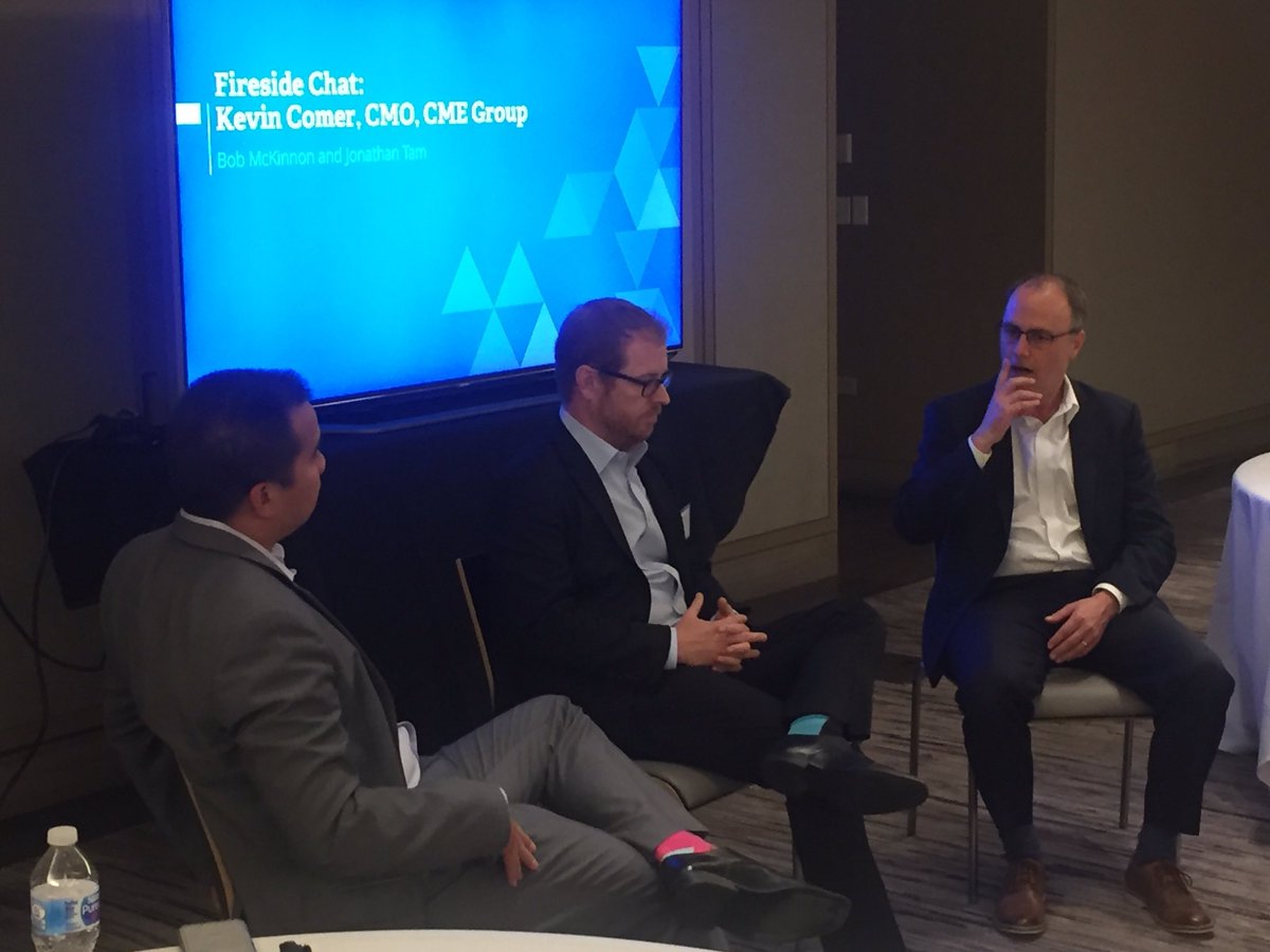 Loving the conversation this am at the @siriusdecisions #sdforum on #ABM in #FinServ. Kevin Comer of CME shares their marketing transformation journey. #cmo